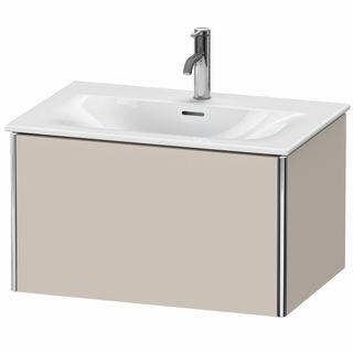 Duravit Waschtisch-Unterschrank XSquare 71x47,8cm, Taupe, 1 Auszug, wandhängend