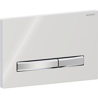 Geberit Betätigungsplatte Sigma50 Square Pl hgl-vc, Pl/T verchr., f 2-Mg-Spül.