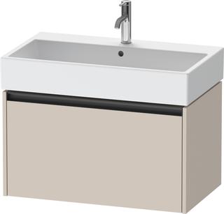Duravit Waschtisch-Unterschrank Ketho.2 78,4x46cm, Tau ma, 1 Auszug, wandhängend