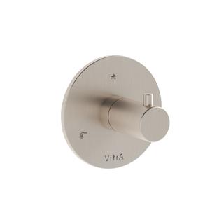 VitrA Fertigmontageset Origin UP-3-Wege Umsteller, Nickel gebürstet