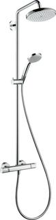 hansgrohe Showerpipe Croma 220 mit Thermostat, 15 l/min, chrom