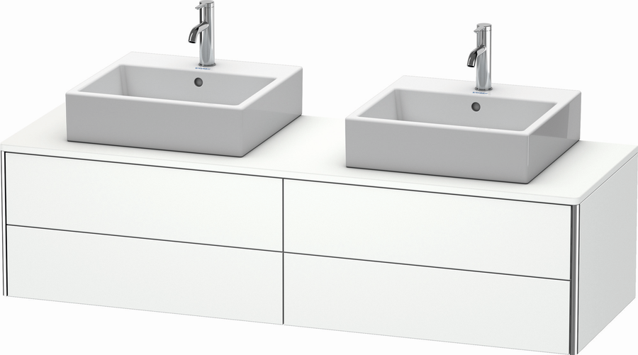 Artikelbild 1 des Artikels „Duravit Waschtisch-Unterschrank XSquare 160x54,8x40cm, we m, Nussbaum beidseitig weiß matt | Nussbaum beidseitig“