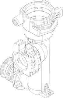 BOSCH Ersatzteil TTNR: 87186489730 Anschlussstück (Außdehnungsgefäß)