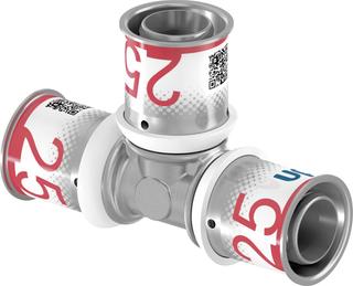 Uponor T-Stück S-Press PLUS 25x25x25mm