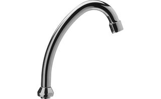 ASW HU-Auslauf konisch dichtend, 2 O-Ringe, Messing verchromt