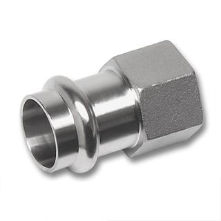 Sanha Übergangsmuffe NiroSan Press 9270G 18mmx3/4", Innenpressende/IG