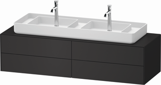 Duravit WT-Unterschrank White Tulip 130x55cm, 4 SBK, gr sm, N L/m Beleucht.