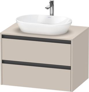 Duravit Waschtisch-Unterschrank Ketho.2 80x55cm, T m, Pl m 1 Ausschn, wandh
