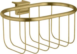 hansgrohe Seifenkorb Axor Montreux Me, Wandmont., 160x83mm, brush. gol opt