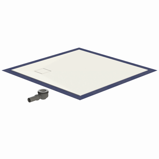 Schedel Dusche MULTISTAR Pl. Plus Quadr. 100x100x4,5cm, bianco w, quad, AL hi. li