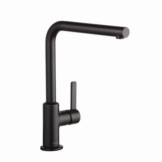 Kludi L-INE S Spültisch-Einhebelmischer ges He stl, swb Ausl. 360Gr, matt-sw