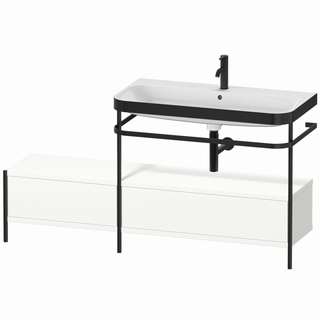 DU Metallkons.,2SK.m.HappyD.2 Plus,1 HL 850x1600x490mm,bst.,Weiß sdm. ES Ah. re