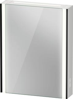 Duravit Universal-Spiegelschrank XViu 62x15,6x80cm, 1 T, Anschl re, sw matt