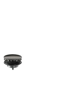 hansgrohe Ablaufgarnitur n. verschließb., f WT, pol. black chrome