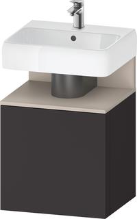 Duravit Waschtisch-Unterschrank Qatego 49x42x64,5cm, 1 T, T li, Tau m/Grap matt