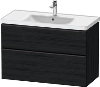 Duravit Waschtisch-Unterschrank D-Neo 98,4x45,2cm, sw/Ei s, 1 Schubk., 1 Ausz.
