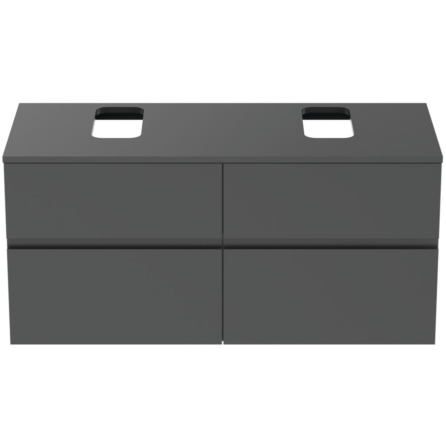 Artikelbild 2 des Artikels „IS Möbelwaschtisch-Unterschrank Finesse 120,2x50,5x55,8cm, 4 A, AS l/r, an mt. anthrazit matt“