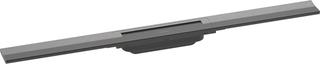 hansgrohe RainDrain Flex Duschrinne 800mm, brush. bla vc, Fertigset, kürzbar