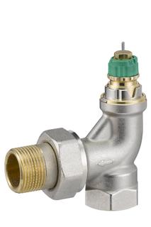 Danfoss Ventil-Geh. Dynamic Valve RA-DV 20, Rp 3/4/R 3/4, Eck, matt vernickelt