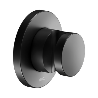 Keuco Wandbrausehalter schwarz matt, Rosette rund
