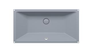 Unterbau-Waschtisch BetteComodo A231 74x38,6cm, mUEL, quartz