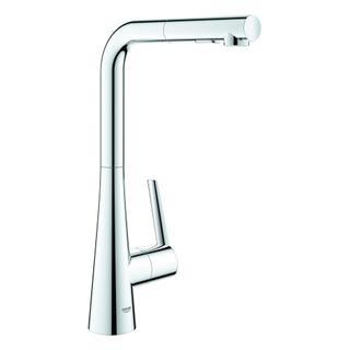 GROHE Spültischmischer Zedra 1/2", herausz. Dual-Spülbrause, chrom