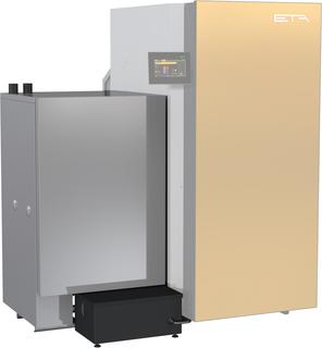 ETA Pelletsbrenner TWIN 40 links, 12-40 kW