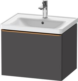 Duravit Waschtisch-Unterschrank D-Neo 58,4x45,2x44cm, 1 A, wd, b geb/Gra ma
