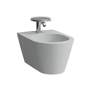 Laufen Wand-Bidet KARTELL 37x54,5cm, 1 Hahnloch, grau matt