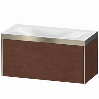 DU WTU XViu/Viu, 1 Ausz, 503x1000x480mm o.HL, champ.m./am.nussb, Ra. B1 ES Ah.