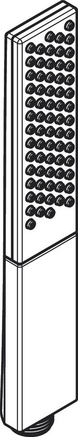 Artikelbild 2 des Artikels „hansgrohe St.h. Rainfinity 100 EcoSm. 100mm, Kopf, 1j, 9 l/m., brush. bla vc brushed black chrome“