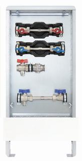 Strawa Wohnungsanschlussstation AS 12h-W2.WMZ ST, 3/4", 330x710mm, UP-St