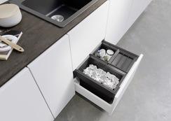 Blanco Abfallsystem FLEXON II 50/3 3 Beh., 19 l, 2x8 l, 1x Eimerdeckel 8 l