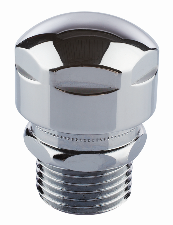 Artikelbild 1 des Artikels „AIPS Rohrbelüfter SEPP Safe 8185 DN 15, Aufsatzform, Messing verchromt DN 15“