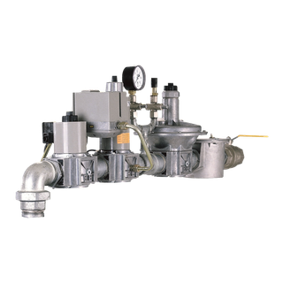 MHG Gas-Strecke GE1.105/GZ2-4 GZ3.1-3175, 1 1/4, m Kugelhahn und Kabel