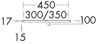 Burgbad Innenorganisation für 450mm breite Auszüge