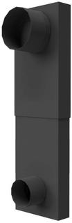 DraftBox 150/100 mm Kurz 520 - 820 mm Kaminofenzugbegrenzer DIN 4795 Gruppe 4