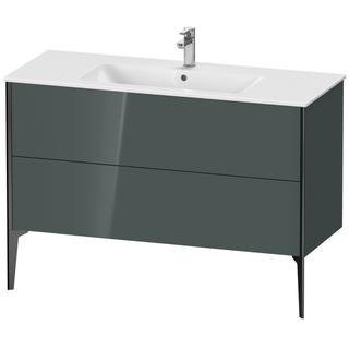 Duravit Waschtisch-Unterschrank XViu 121x48x59,4cm, d G g, 2 AZ, steh., sw m