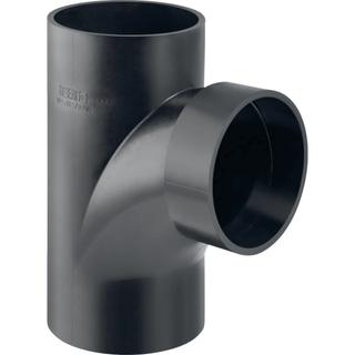 Geberit Bogenabzweig PE DN 100/100, 88,5Grad, m Radius, PE-HD