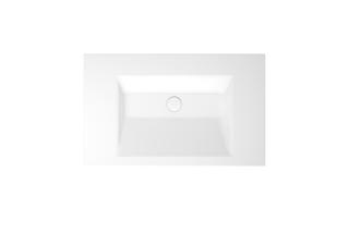 Einbau-Waschtisch BetteAqua A071 80x49,5cm, HLW1, PW, flint