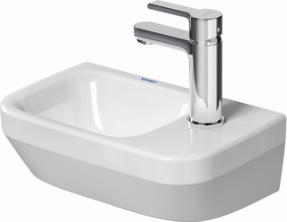 Duravit Handwaschbecken DuraStyle 36x22cm, m HL re, o. ÜL, m HLB, we WG