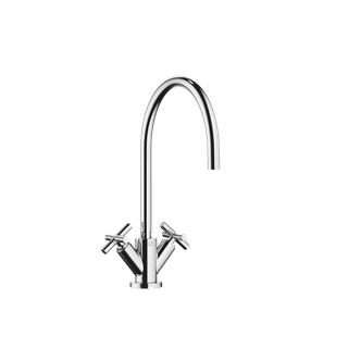 Dornbracht Zweigriff-Armatur TARA Ausladung 235mm, für Spültisch, chrom