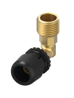 TECE Winkelübergangsnippel TECElogo Ax 25mmxR 1, Siliziumbronze