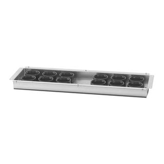 Helios Anschlussplatte KWL-MZB-AP f MultiZoneBox, z. Mont in Betondecken