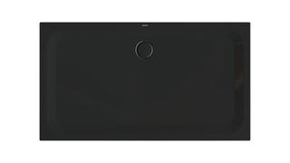 Duschwanne BetteUltra 5961 160x90x3,5cm, Mini-Wannenträger, schwarz