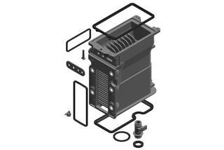 BOSCH Ersatzteil TTNR: 8737712171 Wärmetauscher WB5-II+