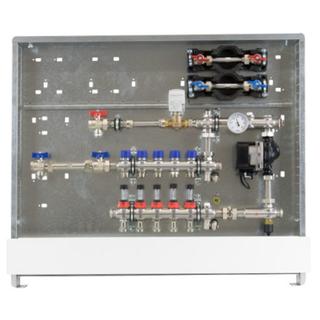 Strawa Mischstation FBM-63-H-W2-WMZ-C69 7 HK, 1025x760-890mm, f Fußbodenheizung