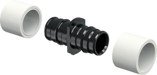 Uponor Kupplung Q&E PPSU 25mm, für PEXa-Rohr