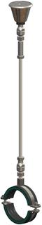 ATEC Befestigungs-Set DN 60, Decke, M8, verzinkt