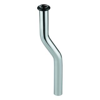 GROHE Urinalspülrohr 20cm, d 1,8cm, MS, chrom, Kröpfung 3cm